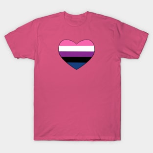 Genderfluid Heart T-Shirt